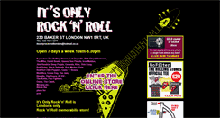 Desktop Screenshot of itsonlyrocknrolllondon.co.uk